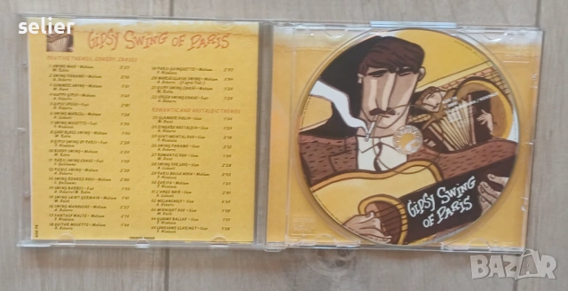Florin Niculescu & Angelo Debarre ‎– Gipsy Swing Of Paris Оригинален диск Издание 🇫🇷 FRANCE 2001г , снимка 3 - CD дискове - 54304138