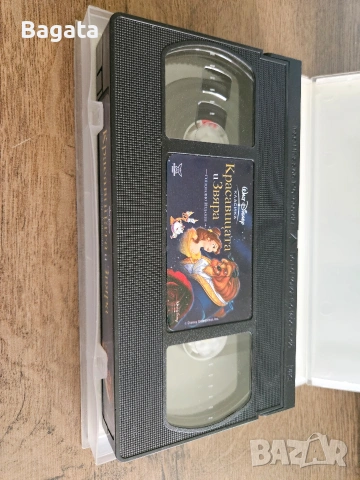 VHS касета - Красавицата и Звяра, снимка 3 - Анимации - 54491188