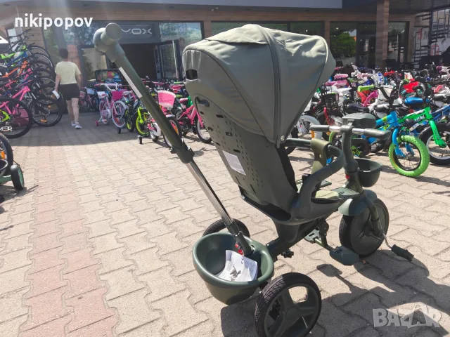 BYOX Детска триколка Fusion LUX зелен, снимка 11 - Детски велосипеди, триколки и коли - 55440249
