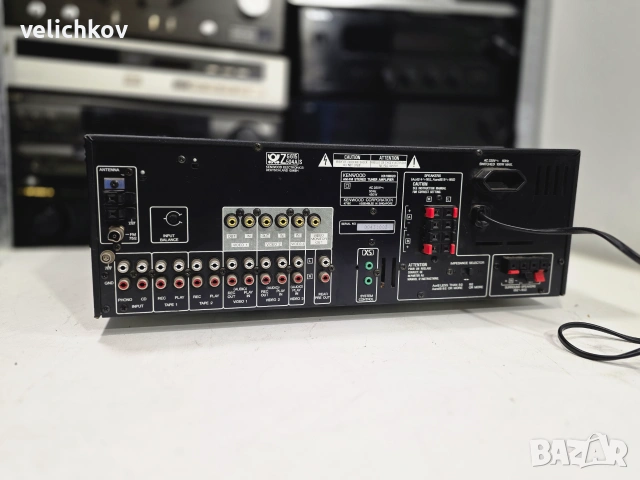 🚀🔥🇯🇵 ЯПОНСКО СТЕРЕО ЧУДОВИЩЕ! Продавам Ресийвър Kenwood KR-V8020 – 11.5 кг Чист Мускул! 🔥🇯🇵🚀, снимка 8 - Ресийвъри, усилватели, смесителни пултове - 55006207