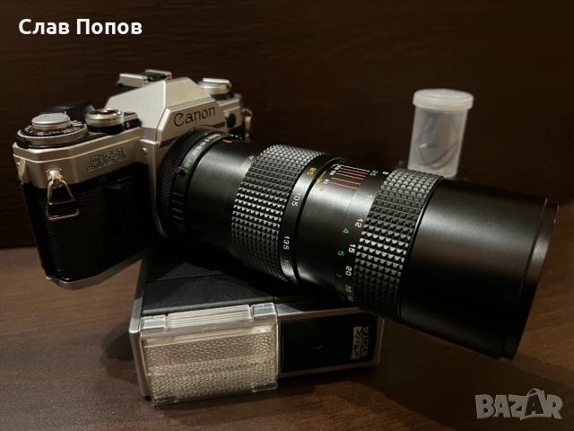 Аналогов фотоапарат Canon AE-1, снимка 6 - Фотоапарати - 54812727