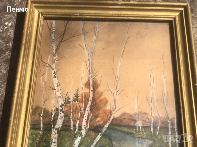 стара българска картина, снимка 4 - Антикварни и старинни предмети - 46490920