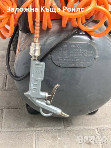 Монофазен бутален компресор DAEWOO DAAC50DN, 1.5 kW,169 л/мин,50 литра, 8 бара, с директно куплиране, снимка 4 - Компресори - 54481571