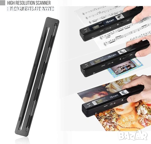  iScan Magic Wand преносим скенер за документи USB мобилен скенер , снимка 6 - Друга електроника - 54376883