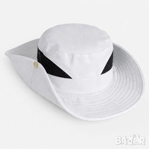 Мъжка шапка тип bucket бяла_1261618, снимка 2 - Шапки - 54928916