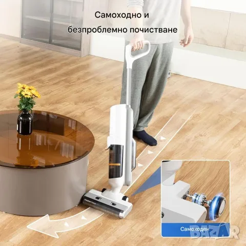 Безкабелна Прахосмукачка за Мокро и Сухо Почистване Proscenic F10 Pro, снимка 2 - Прахосмукачки - 55671285