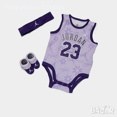 Комплект Jordan 23 Jersey, снимка 2 - Комплекти за бебе - 54929804