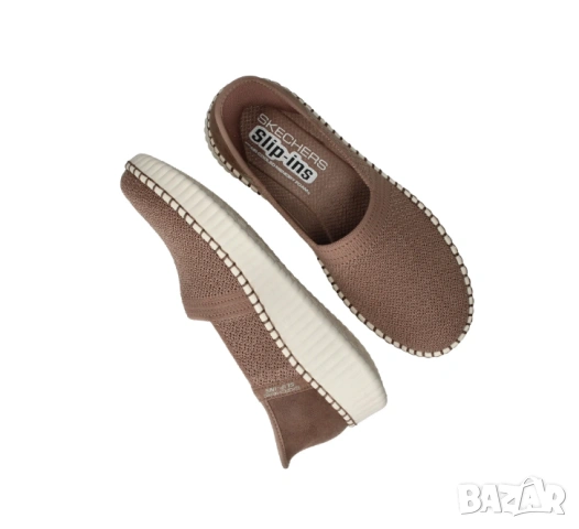 Skechers - Дамски пътнически обувки  / маратонки Wilshire BLVD, цвят мока, номер 39-40 , снимка 3 - Други - 55126918