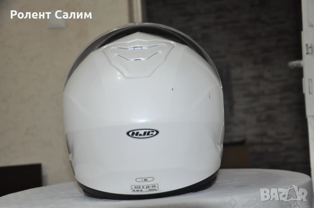 Мото каска HJC i90 (Modular) – Бял Гланц – Размер XL, снимка 3 - Аксесоари и консумативи - 54365511