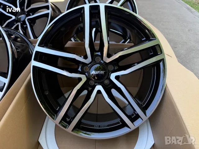 4 бр. чисто нови алуминиеви джанти Alutec 19 цола 5x112, централен отвор 66.5, ET20, 9J, снимка 2 - Гуми и джанти - 55323169