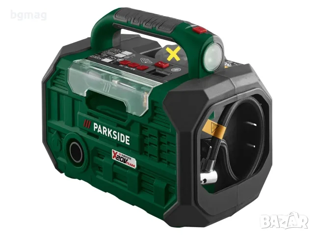 PARKSIDE PKA 20-Li C3,20V компресор и въздушна помпа,без батерия и без зарядно устройство, снимка 7 - Други инструменти - 55451406