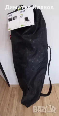 Сгъваем къмпинг стол Outwell Goya Black – висок клас, отлично състояние, снимка 6 - Къмпинг мебели - 55426103