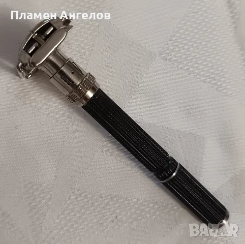 Ретро Самобръсначка Gillette Super Adjuatable "Black Beautu" 1975+5ножчета, снимка 7 - Други ценни предмети - 55399476