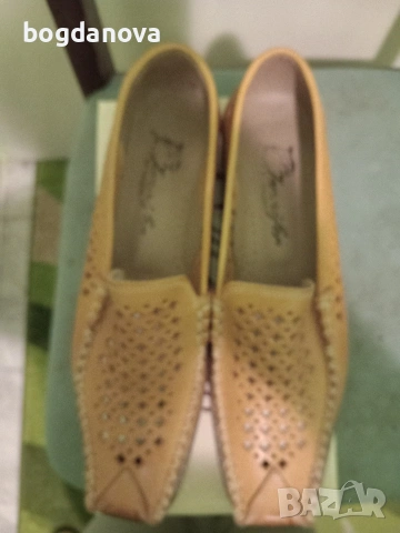 Чисто нови дамски мокасини от естествена кожа, снимка 10 - Дамски ежедневни обувки - 54035250