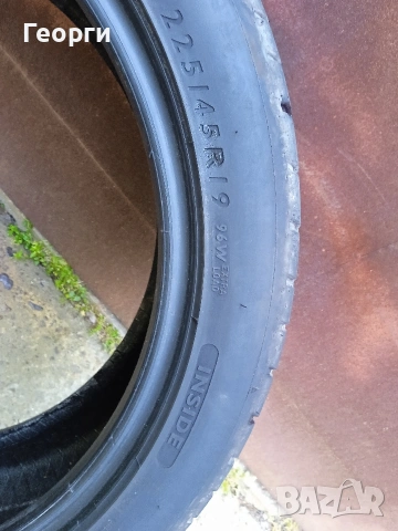 Лятна Гума Dunlop 225/45/19 1 бр., снимка 4 - Гуми и джанти - 54594162