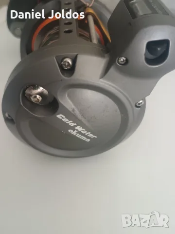 Мултипликатор Okuma Coldwater CW-303DLX (Лява дръжка) + Плетено влакно, снимка 3 - Макари - 55570316