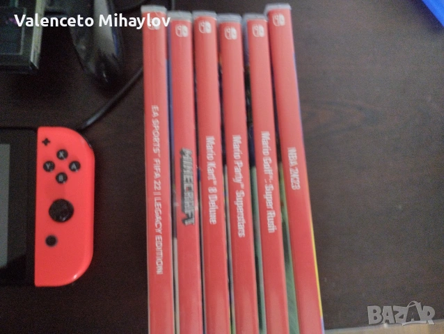Nintendo Switch s microSD 200 GB +6 igri , снимка 6 - Nintendo конзоли - 54808193