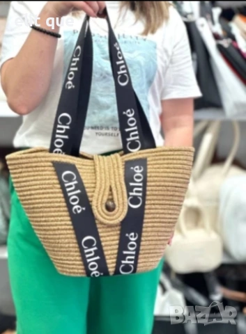 плажна чанта и капела по - избор chloe , снимка 2 - Чанти - 55079480