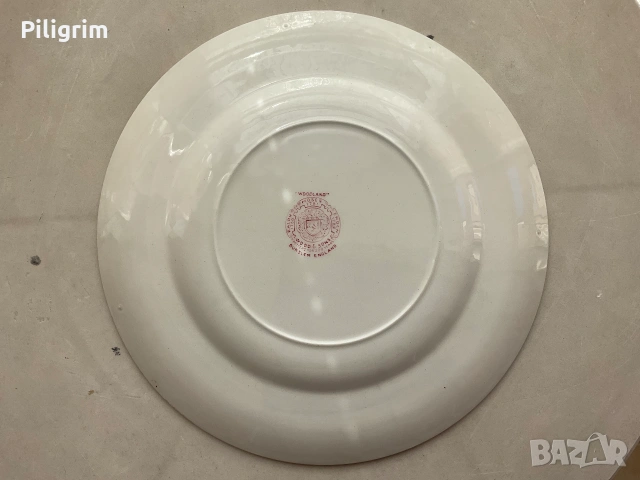 Чиния модел «Woodland Pink», Wood & Sons, Великобритания., снимка 2 - Антикварни и старинни предмети - 55178267
