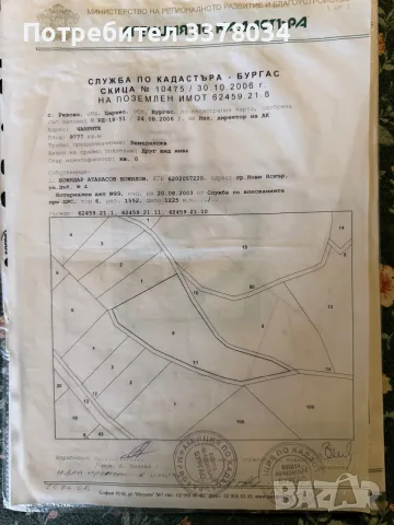 Продавам парцел в с. Резово