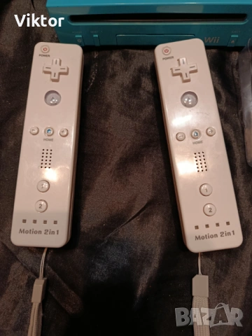 Nintendo Wii синьо + 2 контролера + 2 nunchuk + 21 игри + HDMI, снимка 3 - Nintendo конзоли - 54013940