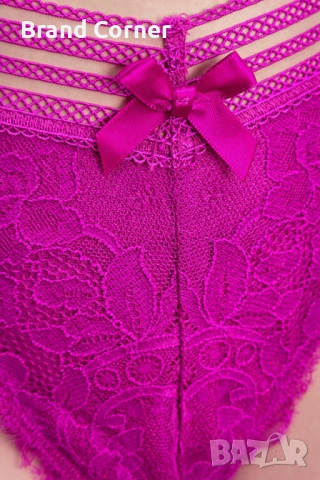 Дамско дантелено долнище Hunkemöller, размер L, цвят циклама, снимка 3 - Бельо - 54535909