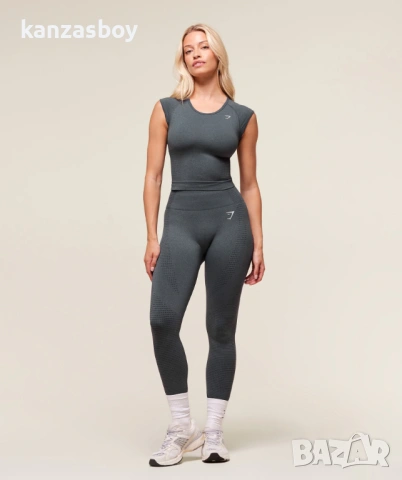 Gymshark Vital Seamless 2.0 Leggings - Strong Grey - дамски фитнес клин L КАТО НОВ 