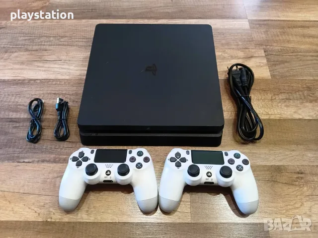 PlayStation 4 Slim 1TB + 2 джойстика + Бонус игри