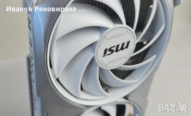 Видео карта MSI Ventus White RTX 4060 8GB GDDR6 Nvidia GeForce, снимка 5 - Видеокарти - 54884026