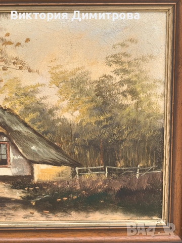 Старинна Картина, снимка 4 - Картини - 54611629