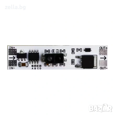 Безконтактен сензорен ключ с димер за LED осветление 12V/24V – за кухня, баня и мебели 10166, снимка 4 - Друга електроника - 54659668