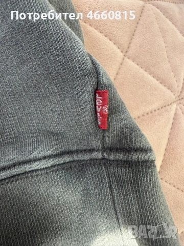 НОВ Оригинален мъжки суичър , худи  LEVI'S `s Левайс Hoodie размер L (става и за M) ,подх. за подаръ, снимка 7 - Спортни дрехи, екипи - 54237035