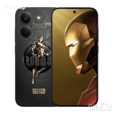 Чисто Нов!! Смартфон Poco X8 Pro, 12GB RAM, 512GB, 5G, Gold Iron Man Edition - 2г. Гаранция.