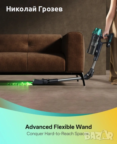 Безжична прахосмукачка Vactidy V15 Max, мощно засмукване 65kPa, мотор 600W, време на работа 60 мин., снимка 11 - Прахосмукачки - 54102235