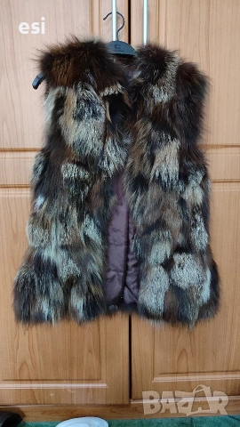 Елек с естествен косъм 