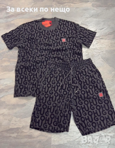 Hugo Boss Мъжки Летен Екип👕🩳Мъжки Къс Комплект Хуго Бос Код NGHSP101
