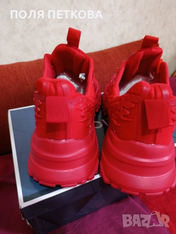 Червени маратонки, снимка 7 - Маратонки - 54095541