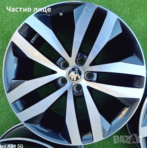 Продавам 4бр оригинални 17-ки за Шкода Скала,Камик,Фабиа,Ромстер,Практик, снимка 4 - Гуми и джанти - 54410536