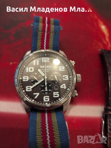 Часовник Seiko Chronograph Solar V175 0CG0 A0