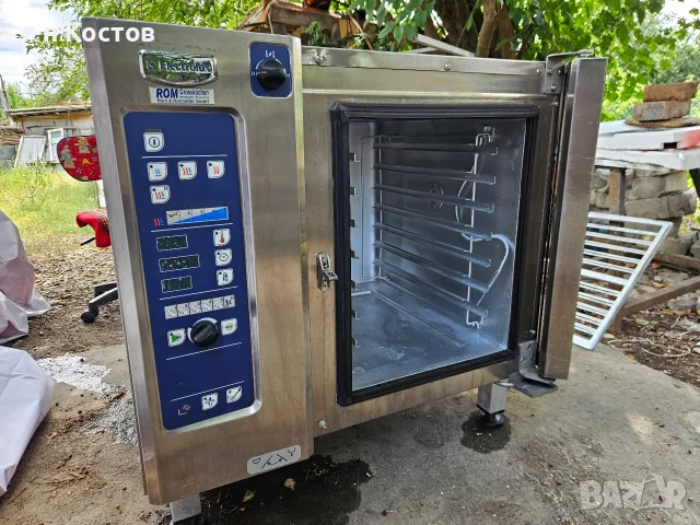 Конвектомат Трифазен 9.8kw. Електролукс Германия 7бр. Държачи 7бр. Гастронорми 1/1 със размер 53/33, снимка 8 - Обзавеждане на кухня - 55415834