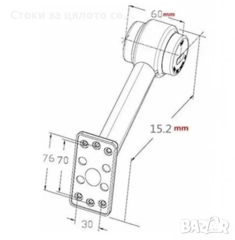 LED габаритни светлини 12V – Водоустойчиви, 15 см, за камион и ремарке, снимка 3 - Аксесоари и консумативи - 55522583