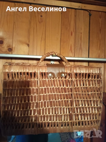 ретро кошница за пикник 