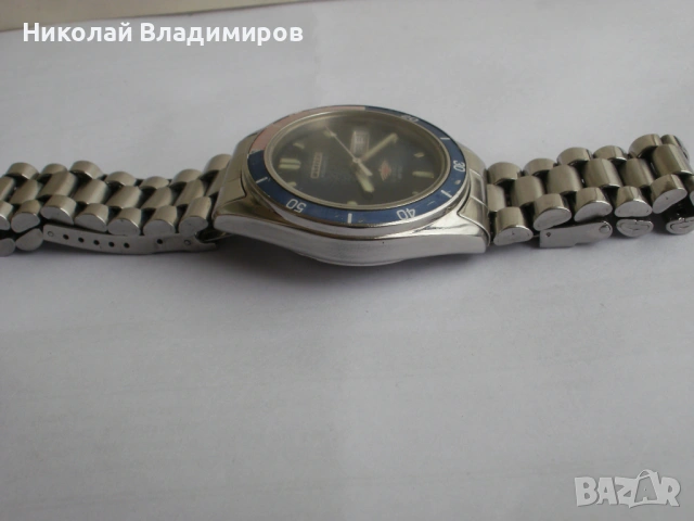 Citizen automatic diver дайвърски автоматичен мъжки ръчен часовник , снимка 3 - Мъжки - 54483968