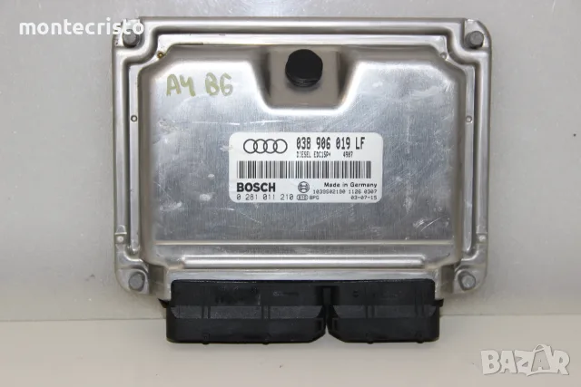 Моторен компютър Audi A4 B6 (2000-2004г.) 038906019LF / 038 906 019 LF / 0281011210 / 0 281 011 210