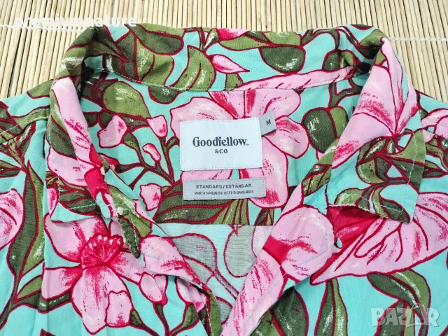 Goodfellow & Co Tropical / M / мъжка лятна риза с къси ръкави, снимка 9 - Ризи - 55599421