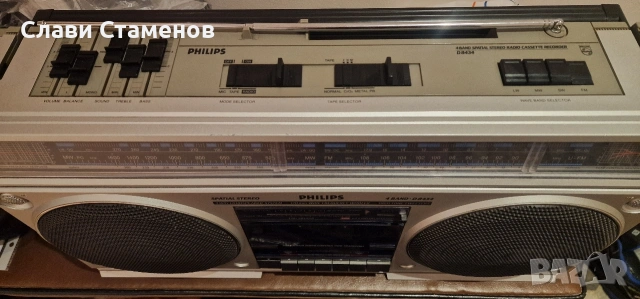 Радиокасетофон PHILIPS D8434, снимка 2 - Радиокасетофони, транзистори - 54724714
