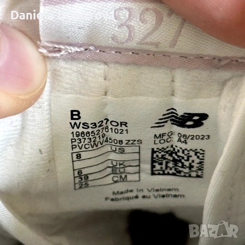 Дамски маратонки New Balance 327, снимка 9 - Маратонки - 55274161