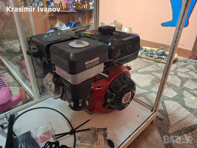 бензинов двигател 9 к. с. 