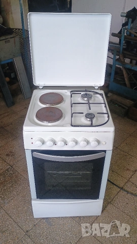 Готварска печка с газ и ток