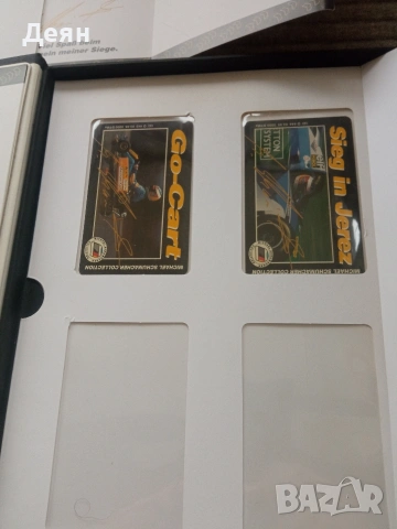 Колекция телефонни карти Михаел Шумахер , снимка 3 - Колекции - 54233480